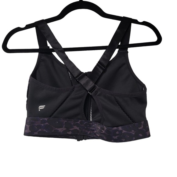 Fabletics Sports Bra Front Zip Crossback Removable Pads Active Size SMALL - Picture 2 of 4